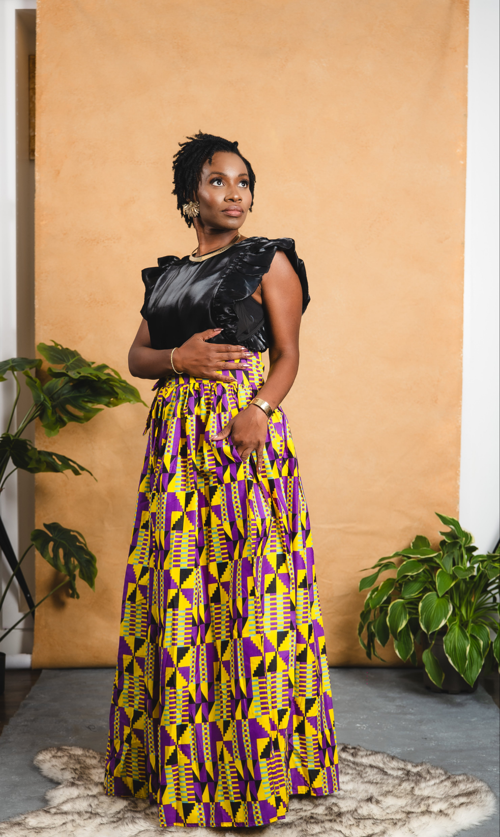 ADA MAXI SKIRT - Reveiller Afriq
