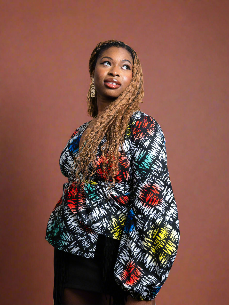 Anneka Wrap top - Reveiller Afriq