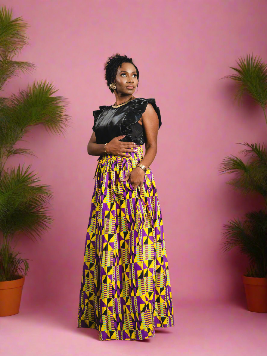 ADA MAXI SKIRT - Reveiller Afriq