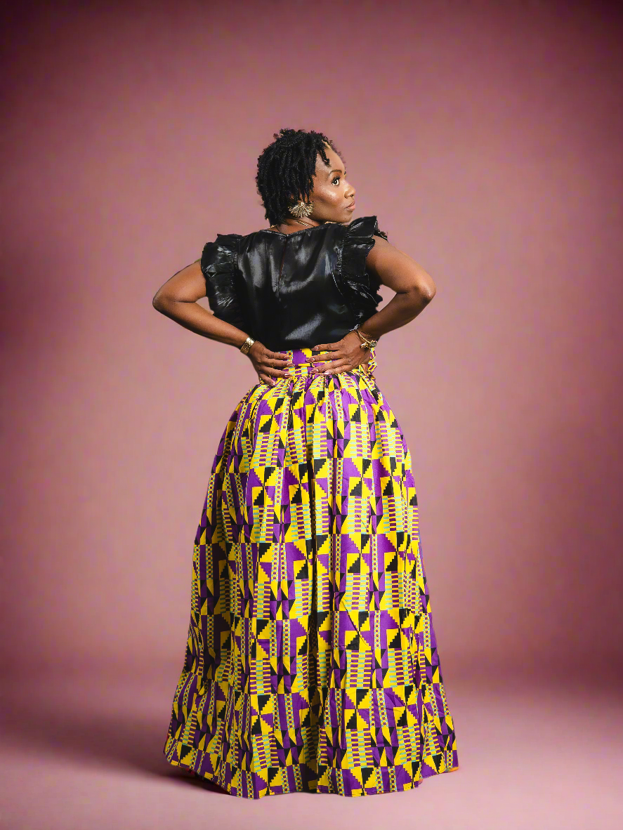 ADA MAXI SKIRT - Reveiller Afriq