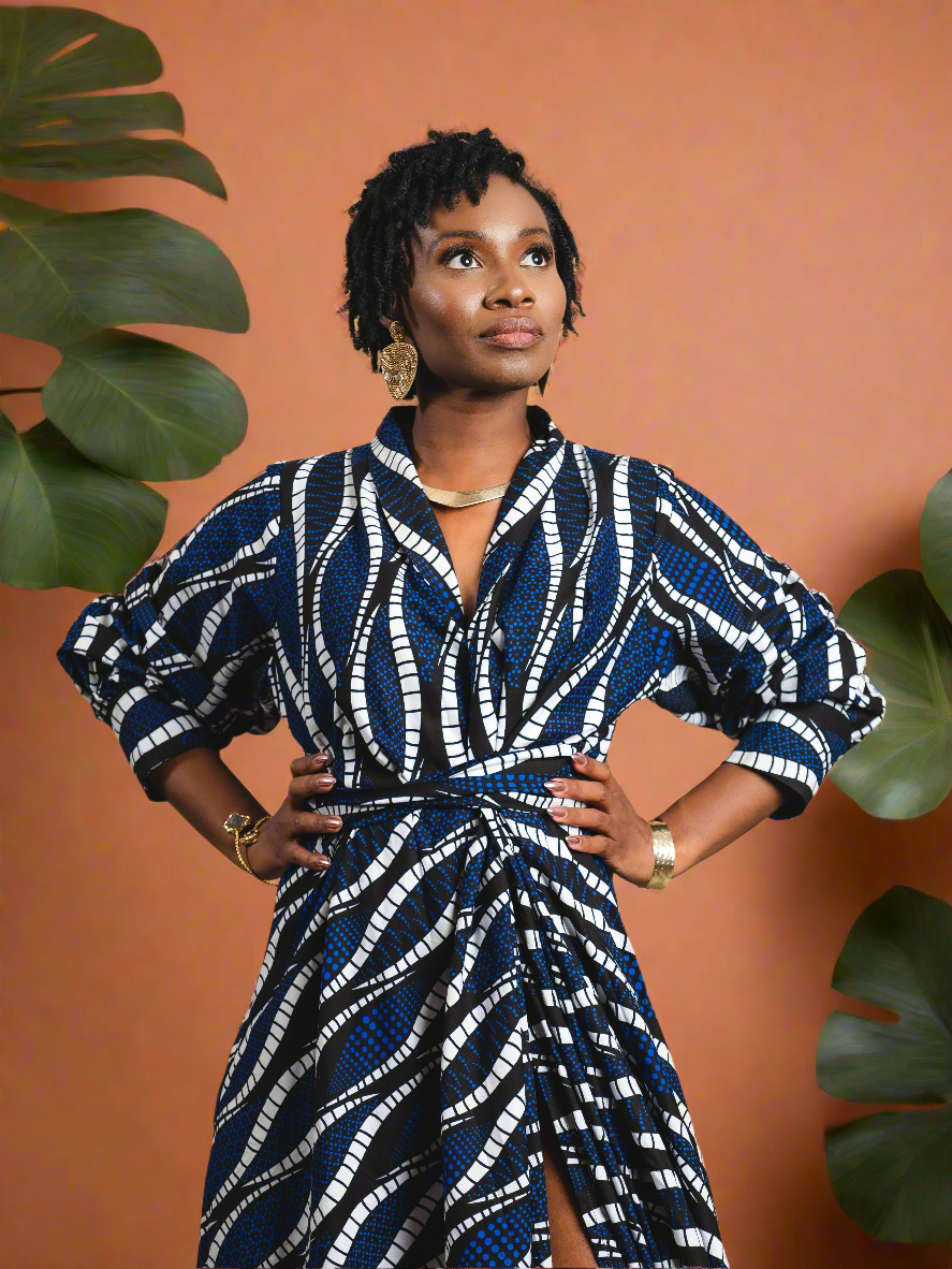 MIA WRAP GOWN - Reveiller Afriq