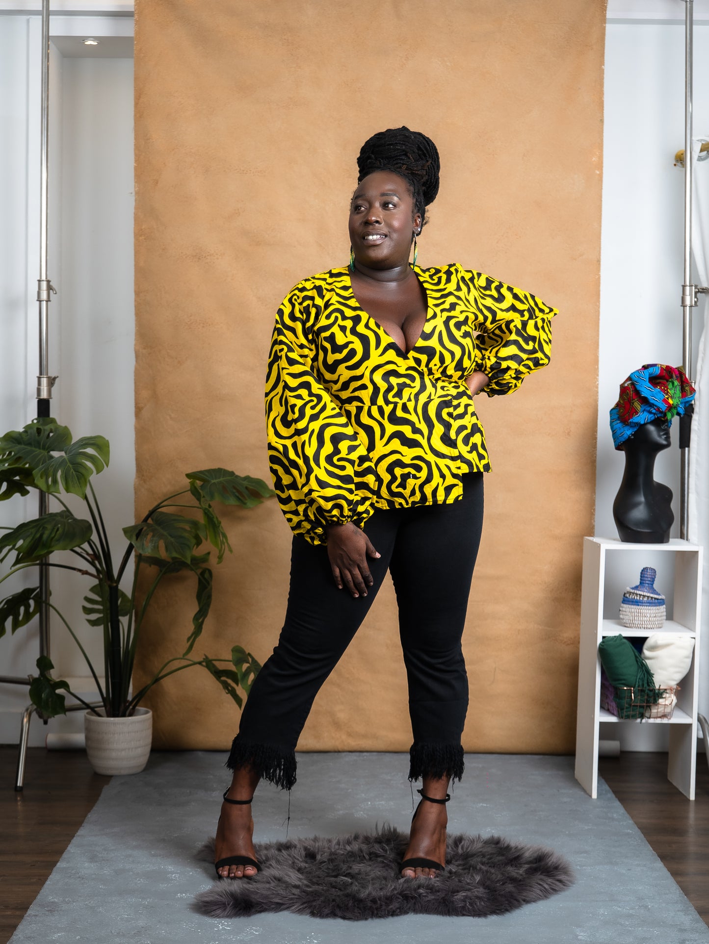 Anneka Wrap top - Reveiller Afriq