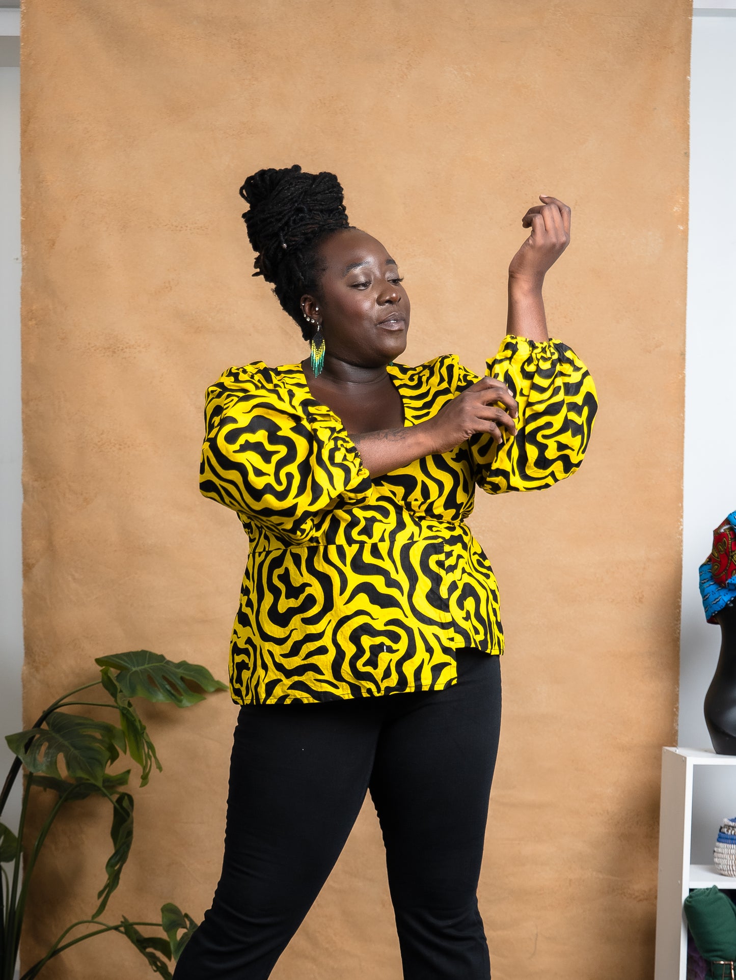 Anneka Wrap top - Reveiller Afriq