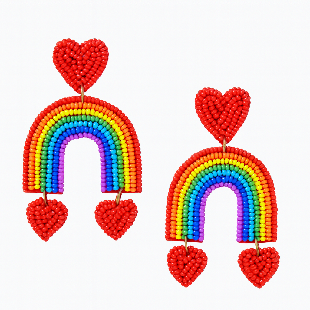 Rainbow hearts