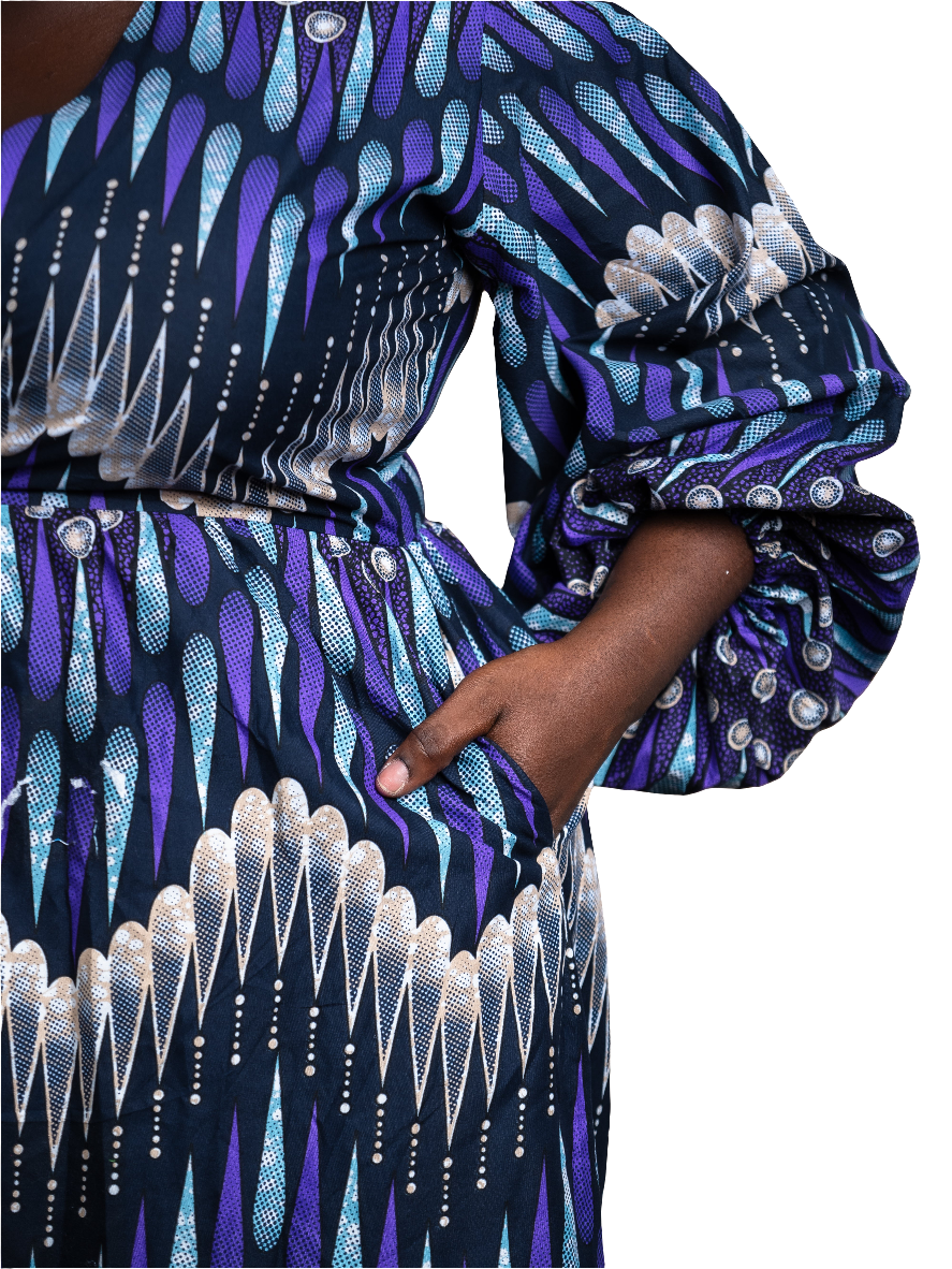 Adana  maxi Dress - Reveiller Afriq