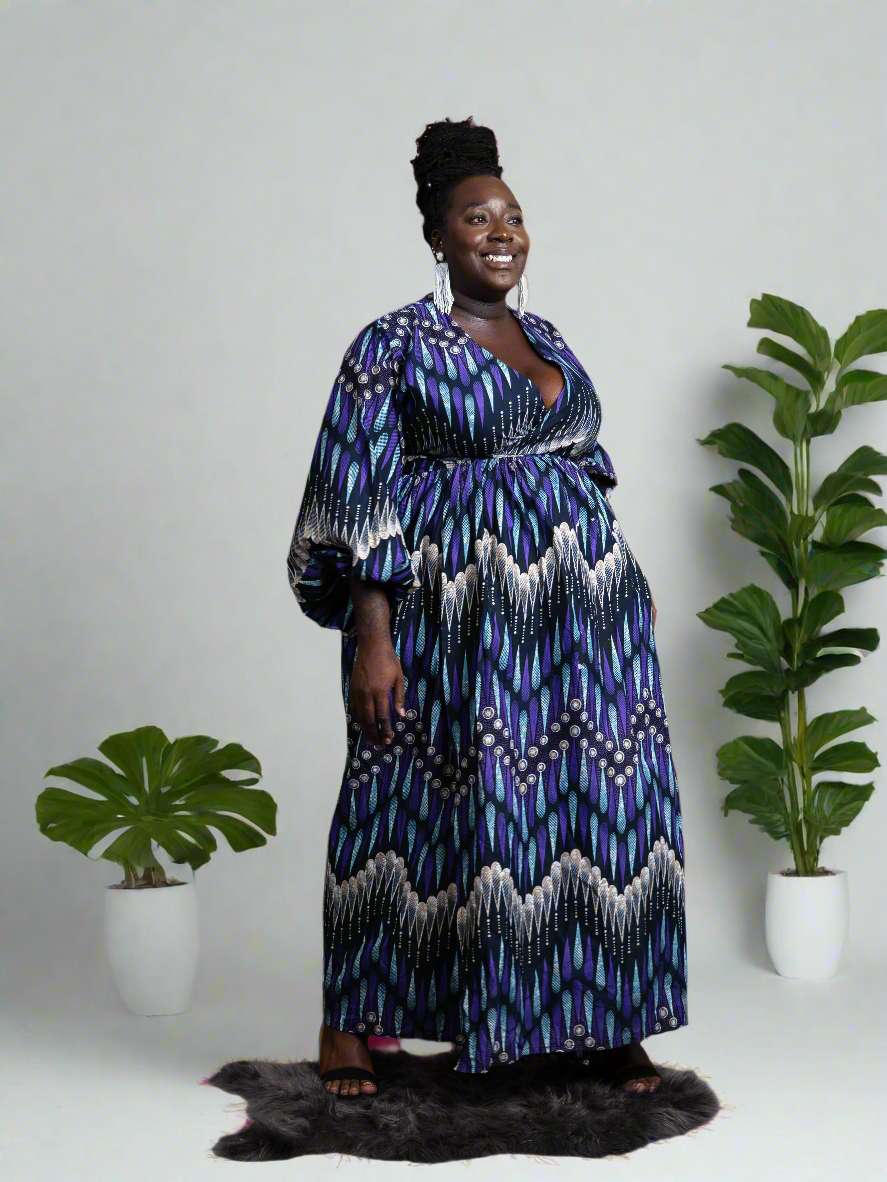 Adana  maxi Dress - Reveiller Afriq