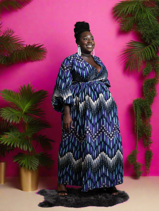 Adana  maxi Dress - Reveiller Afriq