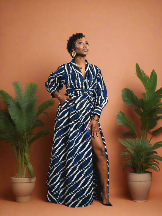 MIA WRAP GOWN - Reveiller Afriq