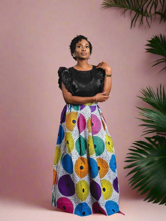 ANIYA MAXI SKIRT - Reveiller Afriq