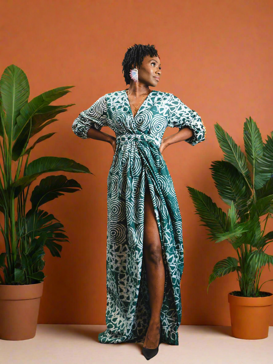 KERRI WRAP DRESS - Reveiller Afriq