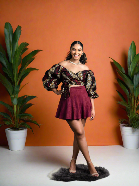 Ariana Crop top - Reveiller Afriq