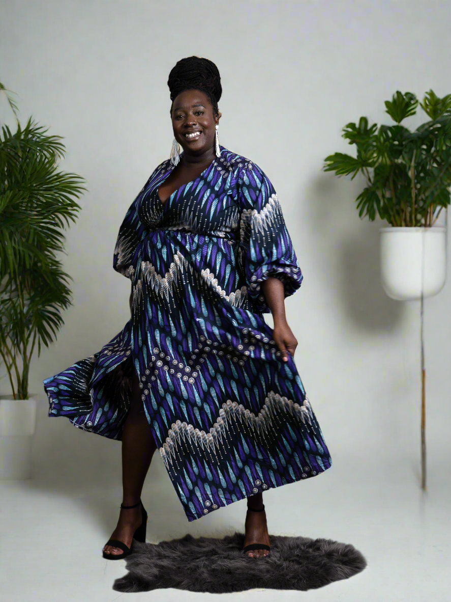 Adana  maxi Dress - Reveiller Afriq