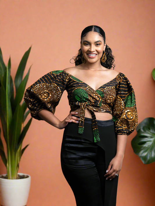 Adeba Crop top - Reveiller Afriq