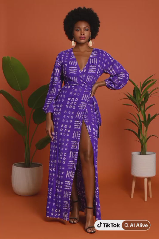 MIA WRAP GOWN