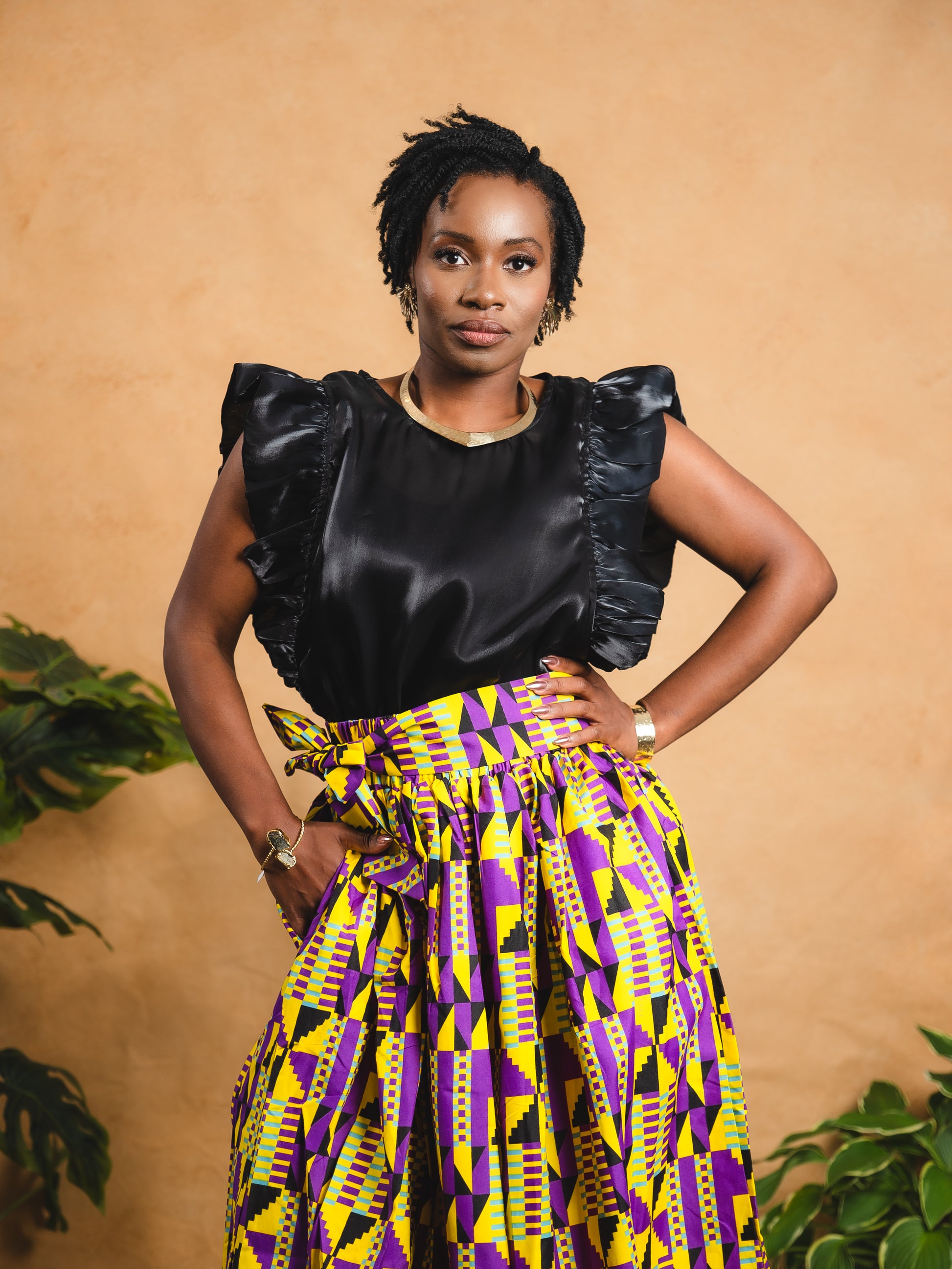 ADA MAXI SKIRT - Reveiller Afriq