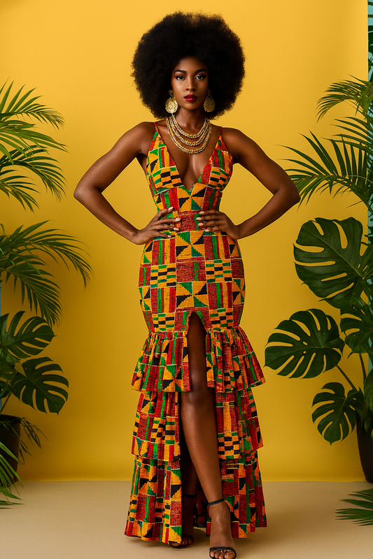 KENTE GOWN - Reveiller Afriq