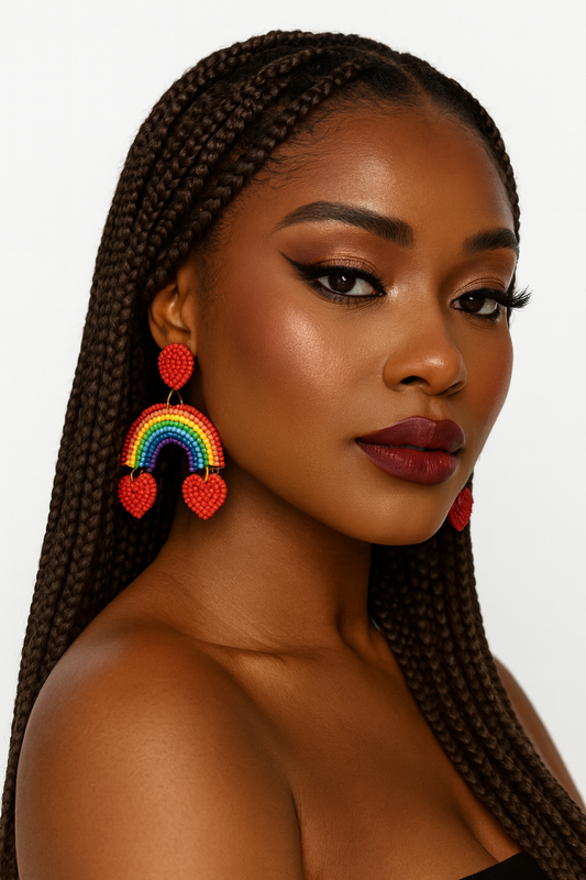 Rainbow hearts