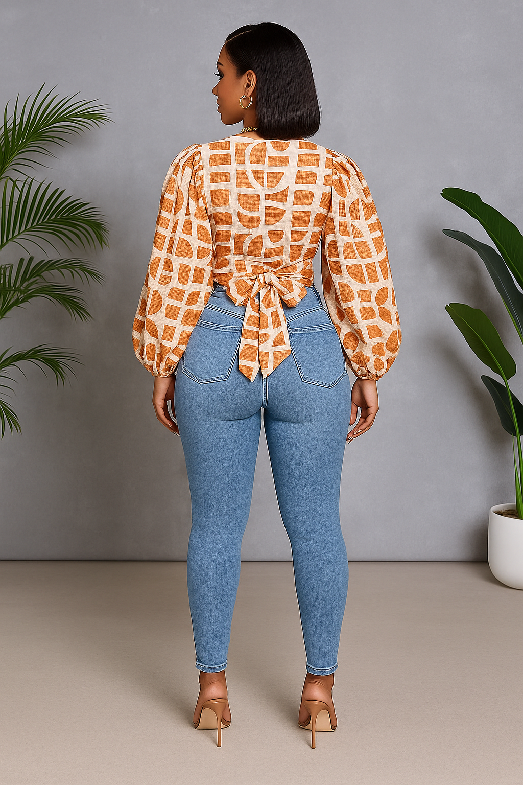 Megan wrap top - Reveiller Afriq
