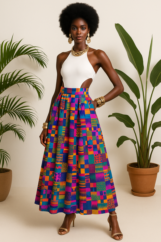 Aba maxi skirt - Reveiller Afriq